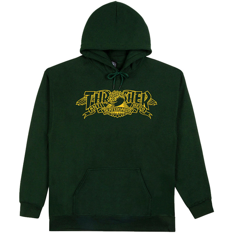 TRASHER ANTI HERO MAG BANNER HOODIE